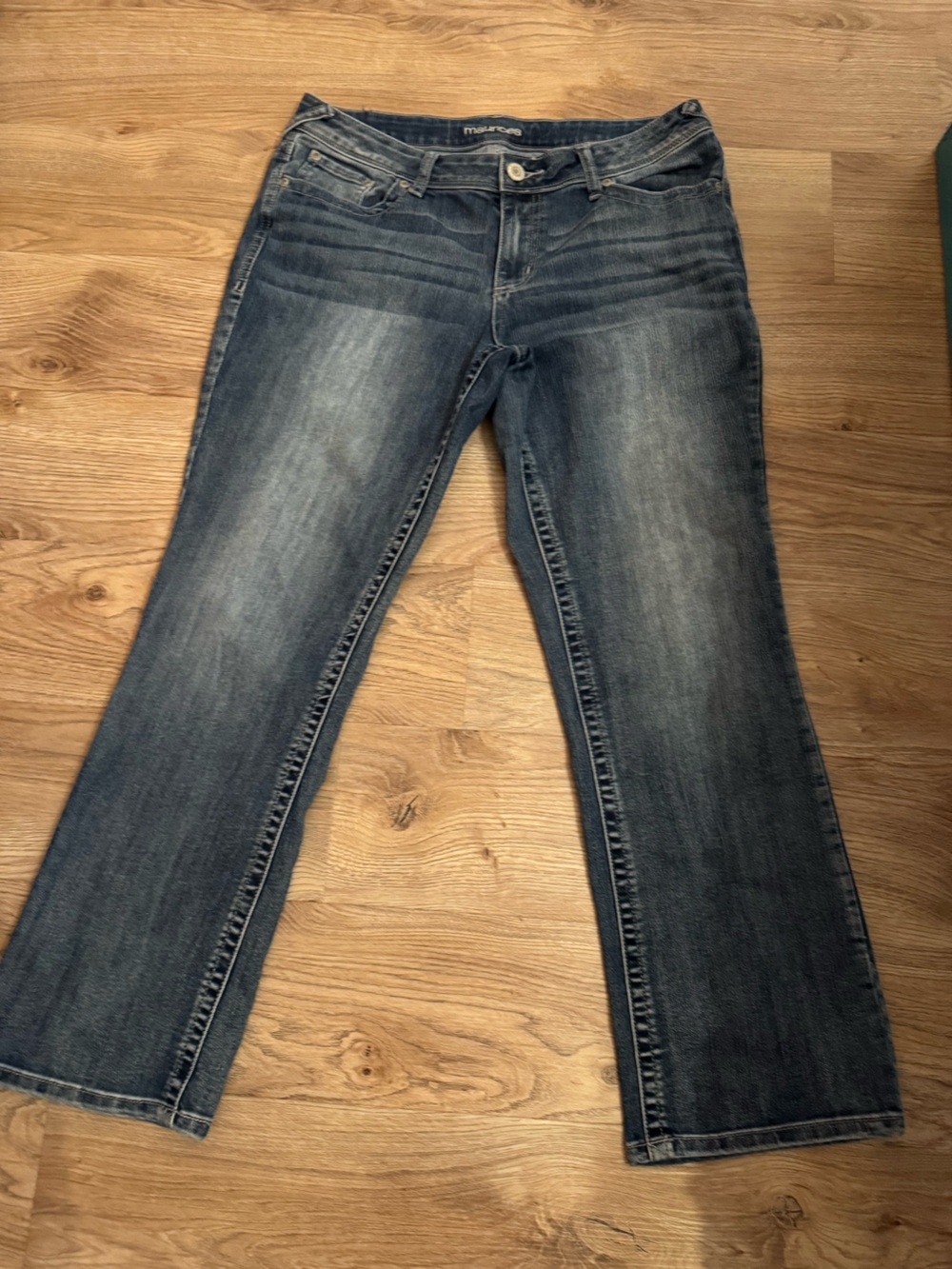 Maurices Women's Medium Blue Flare Jeans